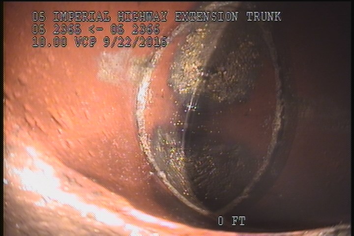 Survey Abandoned - UPLEG DOWNSTREAM SIPHON WEST