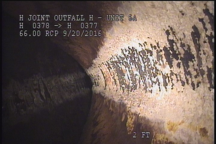 Upstream Manhole, Survey Begins - 11:27 AM