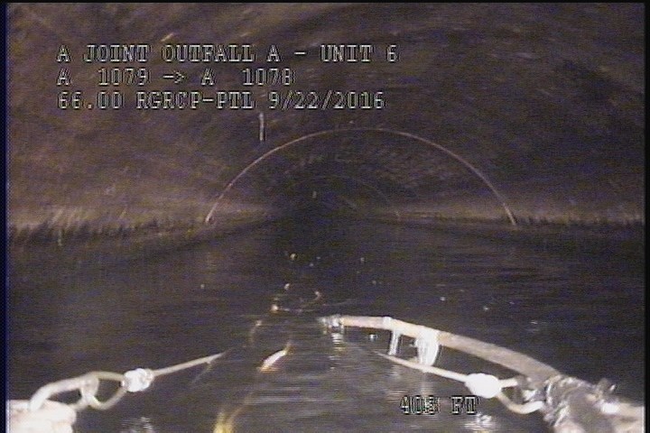 Upstream Manhole, Survey Begins - 9:15 AM