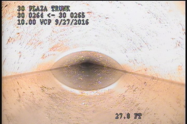 Water Level, Sag in pipe, 50 %of cross sectional area, Start