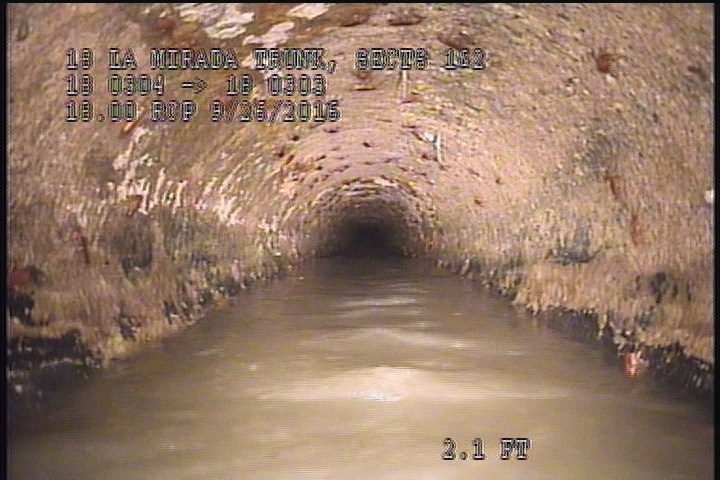 Upstream Manhole, Survey Begins - 2:30 PM