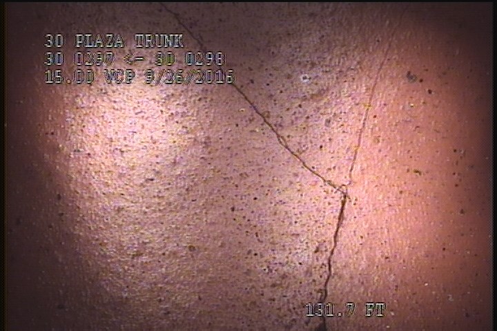 Crack Multiple, from 08 to 01 o'clock, within 8 inches of joint: NO