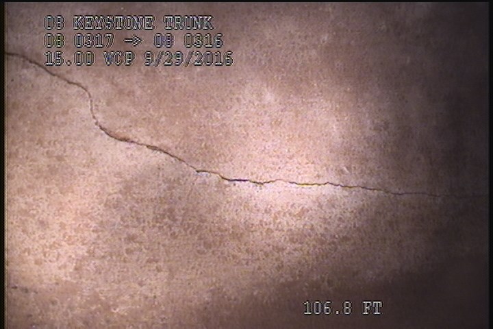 Fracture Longitudinal, at 09 o'clock, within 8 inches of joint: YES, Start - S