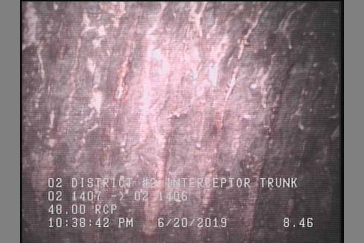 Surface Reinforcement Visible, from 09 to 03 o'clock, within 8 inches of joint: YES, Start