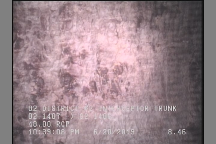 Surface Aggregate Projecting, from 09 to 03 o'clock, within 8 inches of joint: YES, Start