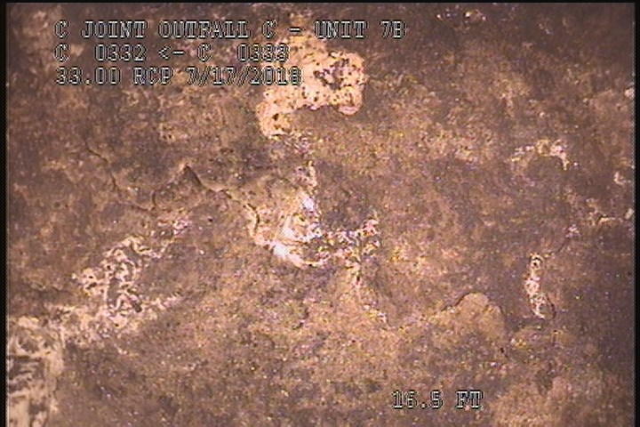 Surface Spalling, from 09 to 03 o'clock, within 8 inches of joint: NO, Start - LISTERING PEELING CONCRETE UNDER MAG COAT