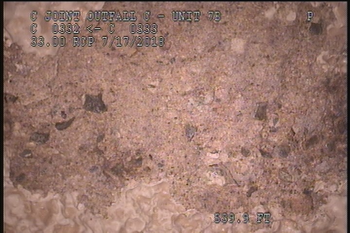 Surface Aggregate Visible, from 11 to 01 o'clock, within 8 inches of joint: NO - SEVERE AGG