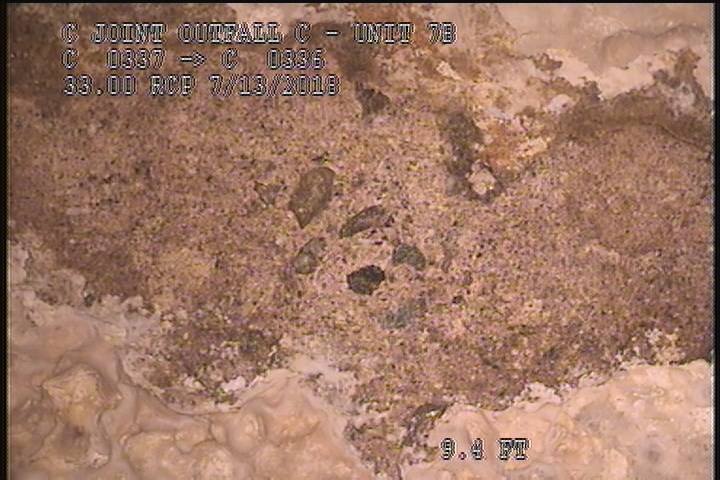 Surface Aggregate Visible, from 10 to 11 o'clock, within 8 inches of joint: NO - SEVERE AGG