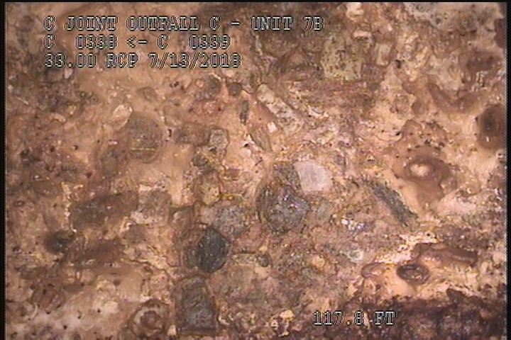 Surface Aggregate Visible, from 12 to 03 o'clock, within 8 inches of joint: YES - SEVERE AGG