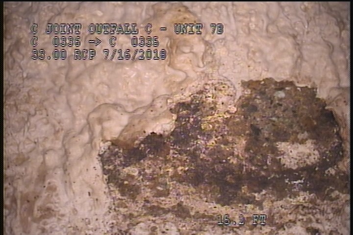 Surface Aggregate Visible, at 10 o'clock, within 8 inches of joint: NO