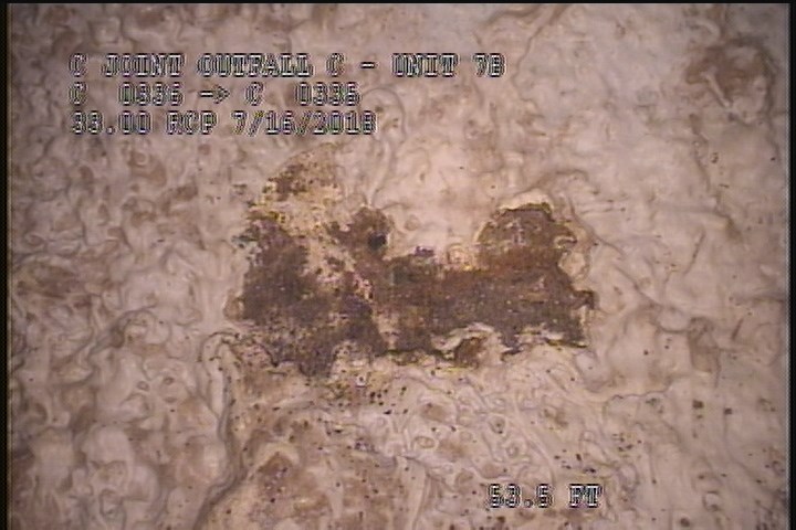 Surface Aggregate Visible, at 11 o'clock, within 8 inches of joint: NO