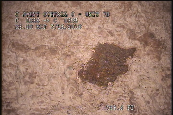 Surface Aggregate Visible, at 10 o'clock, within 8 inches of joint: NO