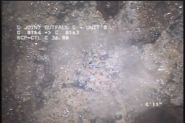 Deposits Attached Grease, 2 %of cross sectional area, from 08 to 04 o'clock, , within 8 inches of joint: YES, Start