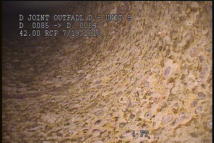 Surface Aggregate Projecting, from 09 to 03 o'clock, within 8 inches of joint: YES, Start