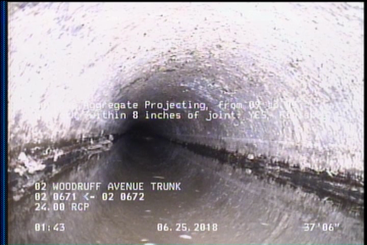 Survey Abandoned - DUE TO DEPOSITS/SLUDGE