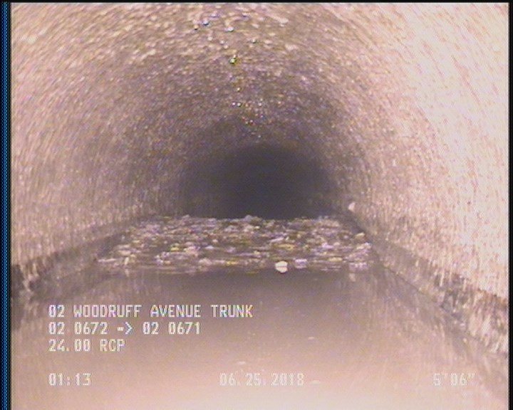 Survey Abandoned - DUE TO MAG COATING/SLUDGE