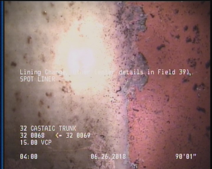Lining Change, Other (enter details in Field 39) - SPOT LINER