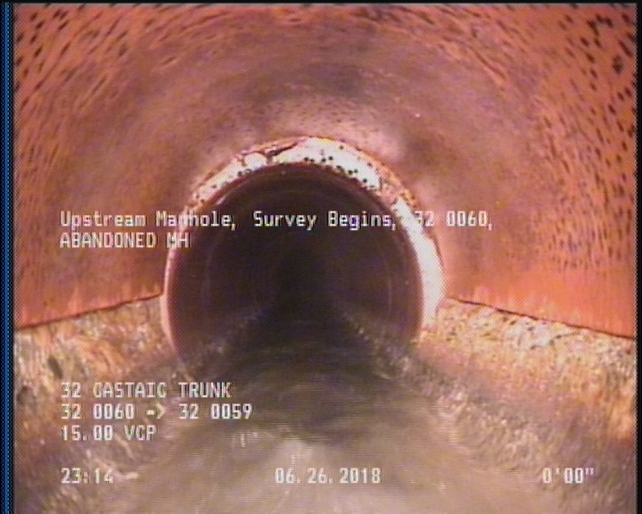 Upstream Manhole, Survey Begins - 32 0060, ABANDONED MH