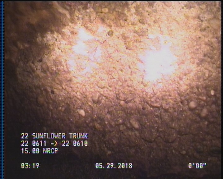 Surface Aggregate Projecting, from 09 to 03 o'clock, within 8 inches of joint: YES, Start