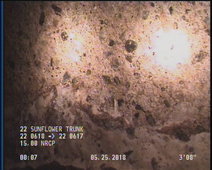 Surface Spalling, from 09 to 03 o'clock, within 8 inches of joint: YES, Start