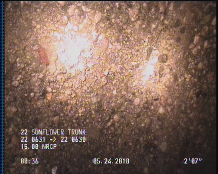 Surface Aggregate Projecting, from 08 to 04 o'clock, within 8 inches of joint: YES, Start