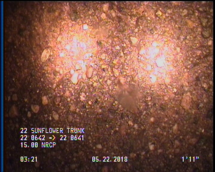 Surface Aggregate Projecting, from 08 to 04 o'clock, within 8 inches of joint: YES, Start