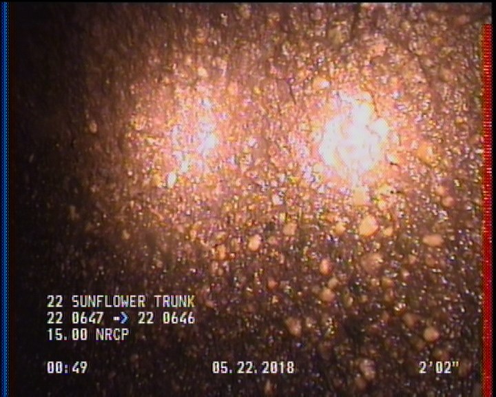Surface Aggregate Projecting, from 08 to 04 o'clock, within 8 inches of joint: YES, Start