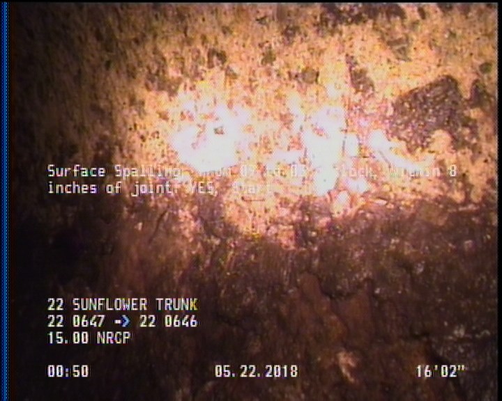 Surface Spalling, from 09 to 03 o'clock, within 8 inches of joint: YES, Start