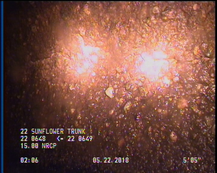 Surface Aggregate Projecting, from 08 to 04 o'clock, within 8 inches of joint: YES, Start