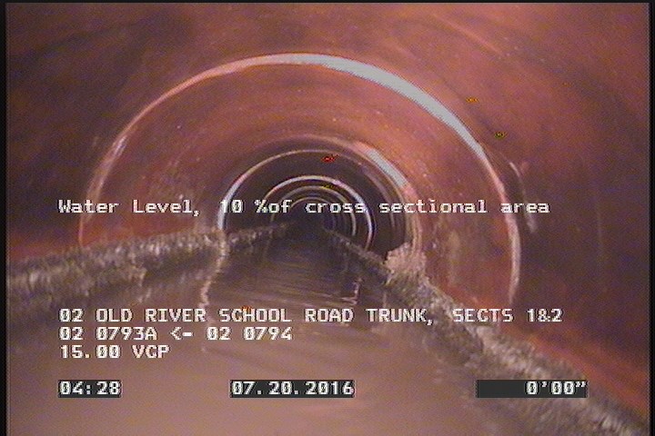 Water Level, 10 %of cross sectional area