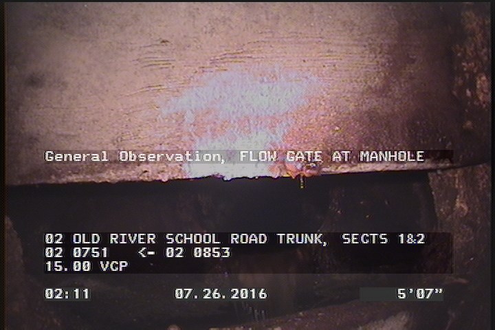 General Observation - FLOW GATE AT MANHOLE