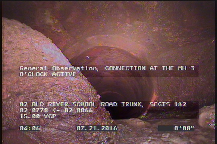 General Observation - CONNECTION AT THE MH 3 O'CLOCK ACTIVE