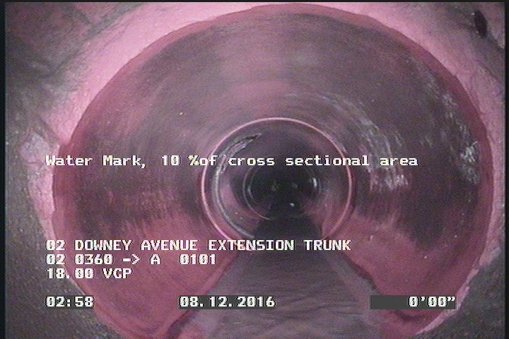 Water Mark, 10 %of cross sectional area