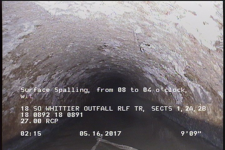 Surface Spalling, from 08 to 04 o'clock, within 8 inches of joint: YES, Start