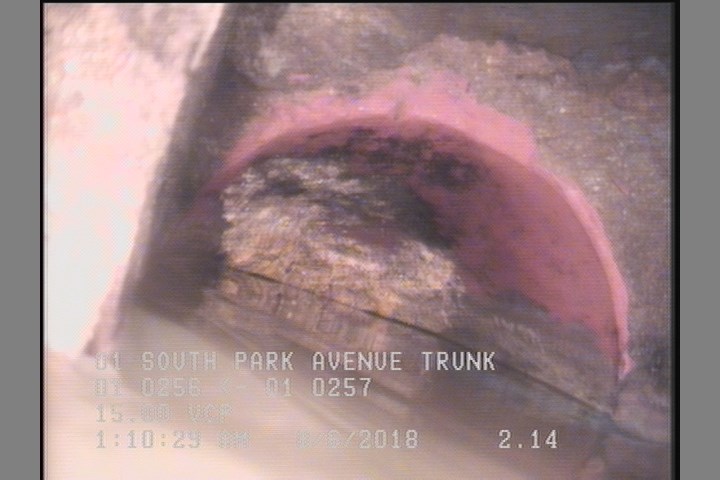 Survey Abandoned - UP LEG OF THE D/S SIPHON