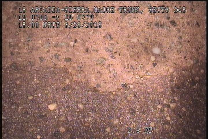 Surface Spalling, from 08 to 04 o'clock, within 8 inches of joint: YES, Start - PEELING CONCREYTE