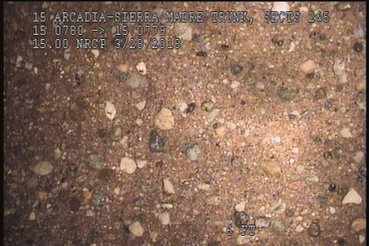 Surface Aggregate Visible, from 08 to 04 o'clock, within 8 inches of joint: YES, Start - MODERATE AGG SPORATIC