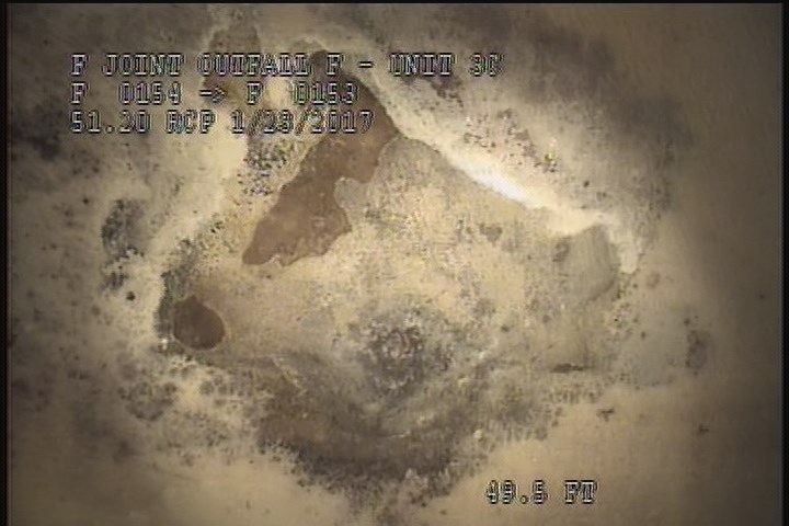 Upstream Manhole, Survey Begins - 3:18 PM