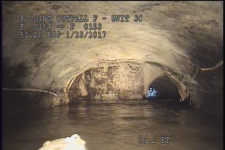 Downstream Manhole, Survey Ends - 3:26 PM