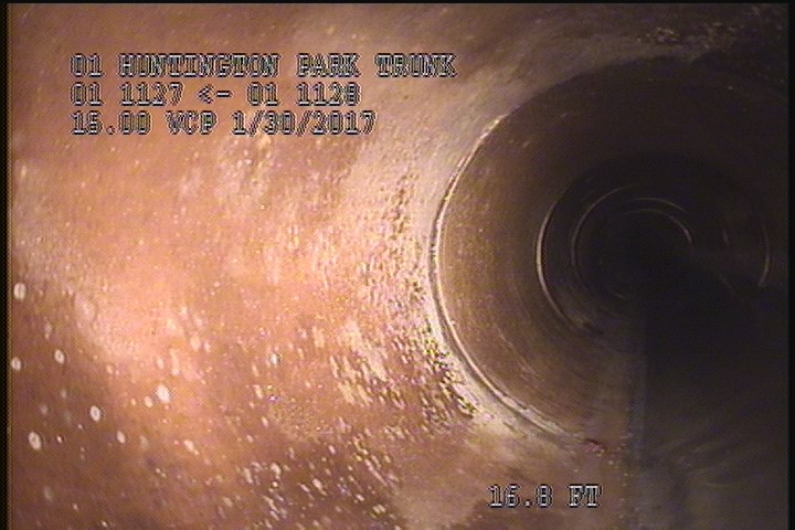 Surface Spalling Chemical, from 08 to 03 o'clock, within 8 inches of joint: YES