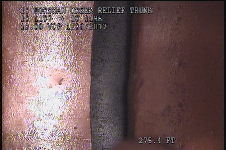 Tap Factory Made, at 10 o'clock, -, within 8 inches of joint: YES, 6" - Open