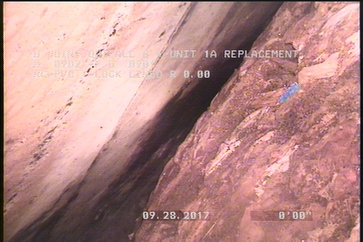 Survey Abandoned - VIEW DOWNLEG UPSTREAM SIPHON