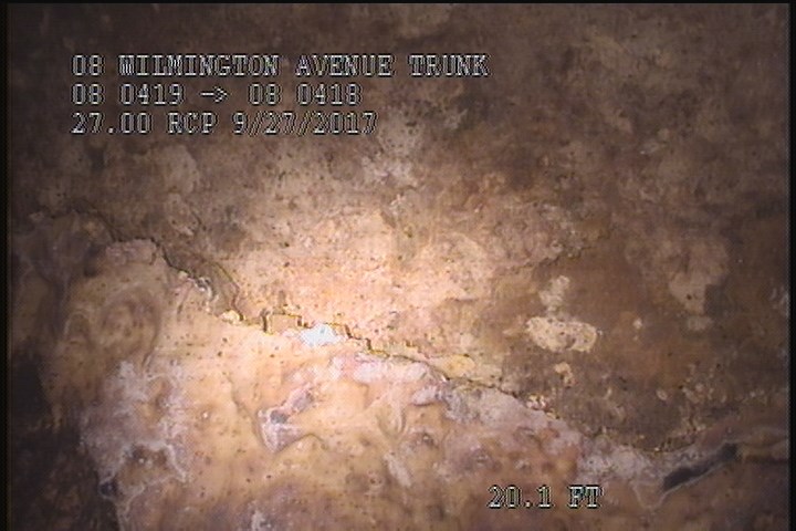 Surface Spalling, from 12 to 02 o'clock, within 8 inches of joint: NO