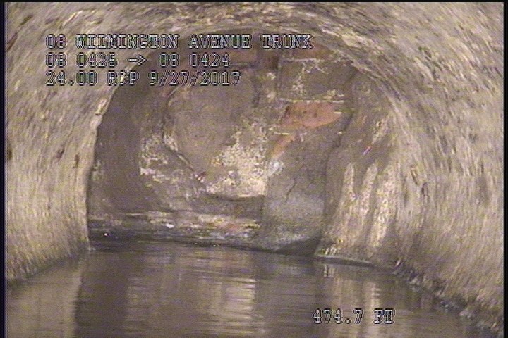 Downstream Manhole, Survey Ends - ABLE TO ZOOM IN TO MH 424