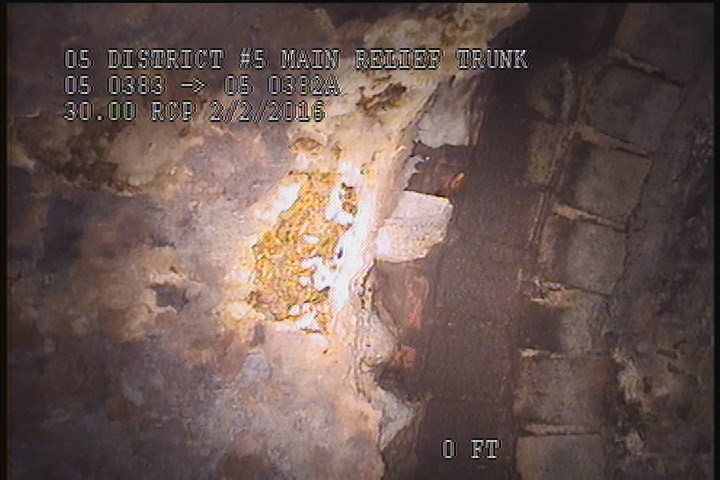 Upstream Manhole, Survey Begins - 10:49 AM, ABANDONED MH.
