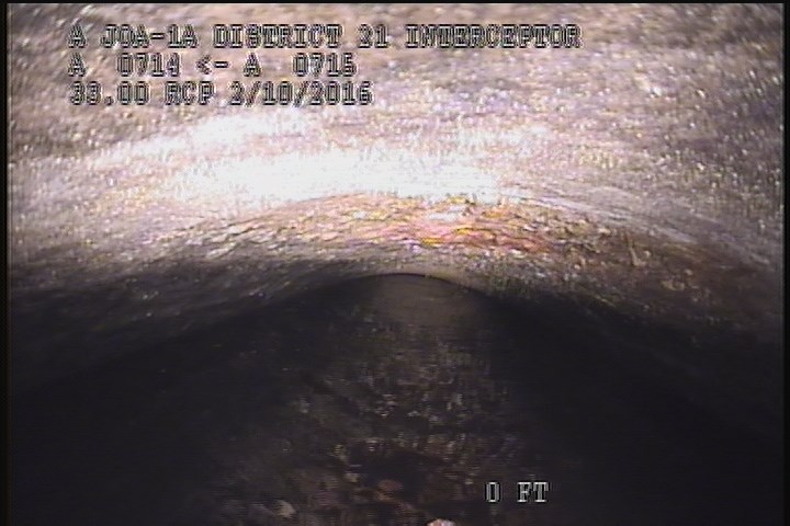 Water Mark, 50 %of cross sectional area