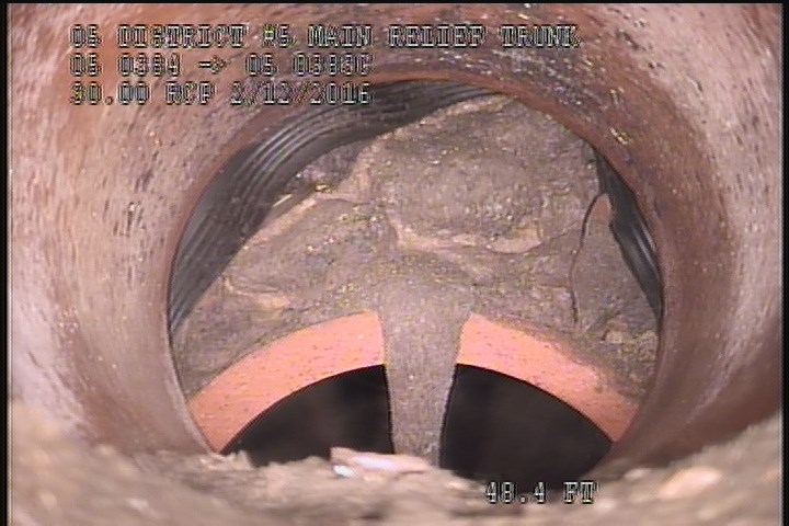General Observation - MH CONN DEFECTIVE SEVERE OFFSET OPEN 3:00