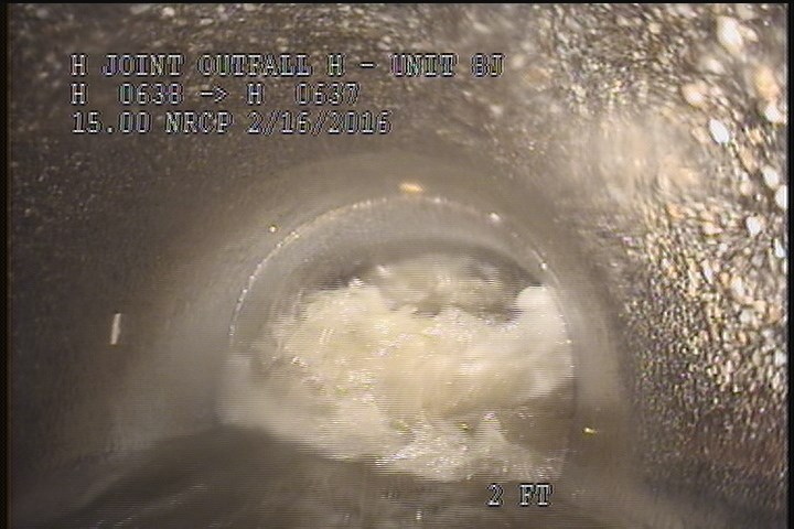 Upstream Manhole, Survey Begins - 9:00 AM