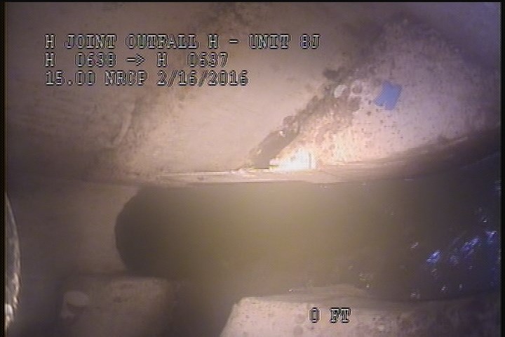 General Observation - STOPLOG IN PLACE INSIDE THE MH. @ 09 O'CLOCK