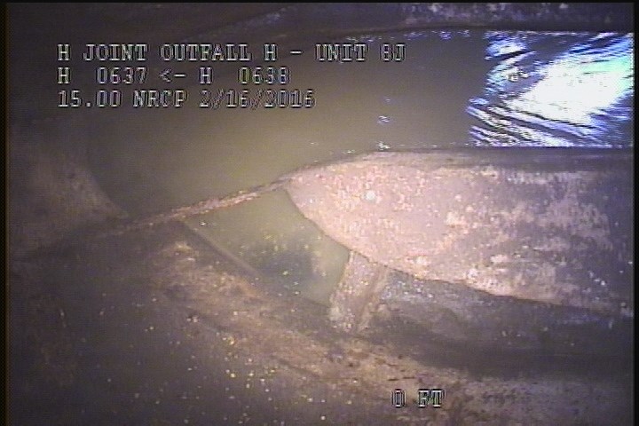 General Observation - STOPLOG IN PLACE INSIDE THE MH. @ 03 O'CLOCK